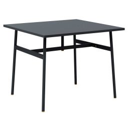 Union tafel 90x90 zwart