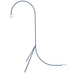 Standing lamp no. 1 vloerlamp blauw