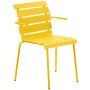 Aligned tuinstoel met armleuning yellow