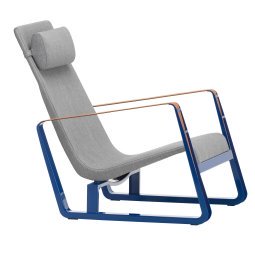 Cité fauteuil tress pebble melange, prouve bleu marcoule