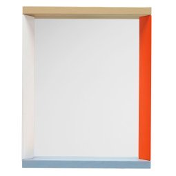 Colour Frame spiegel 38x48 blue/orange