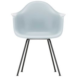 Eames DAX stoel zwart gepoedercoat onderstel, Ice Grey