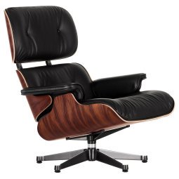 Eames Lounge chair fauteuil (nieuwe afmetingen) Palisander