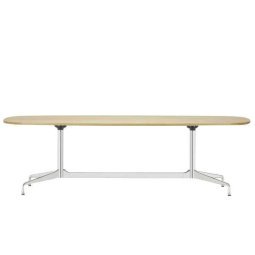 Eames Segmented Tafel 220 chroom eiken naturel