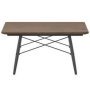 Eames Coffee Table 760 essen zwart Walnotenhout