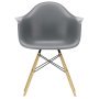 Eames DAW stoel essen onderstel, Granite Grey