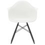 Eames DAW stoel zwart esdoorn onderstel, White