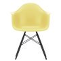 Eames DAW stoel zwart esdoorn onderstel, Citron