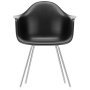 Eames DAX stoel verchroomd onderstel, Deep Black