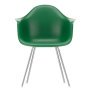 Eames DAX stoel verchroomd onderstel, Emerald