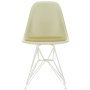 Eames DSR stoel fiberglass vast zitkussen mustard, Parchment
