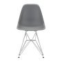 Eames DSR stoel verchroomd onderstel, Granite Grey