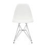 Eames DSR stoel verchroomd onderstel, White
