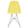 Eames DSR stoel verchroomd onderstel, Citron