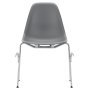 Eames DSS stapelbare stoel, Granite Grey