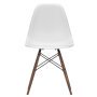 Eames DSW stoel donker esdoorn onderstel, Cotton White