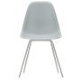 Eames DSX stoel verchroomd onderstel, Light Grey