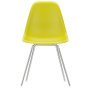 Eames DSX stoel verchroomd onderstel, Mustard