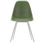 Eames DSX stoel verchroomd onderstel, Forest