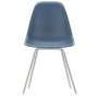 Eames DSX stoel verchroomd onderstel, Sea Blue