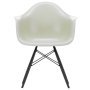 Eames DAW Fiberglass stoel zwart esdoorn, parchment