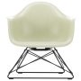 Eames LAR Fiberglass loungestoel zwart, parchment