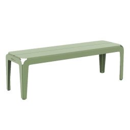 Bended tuinbank Pale Green