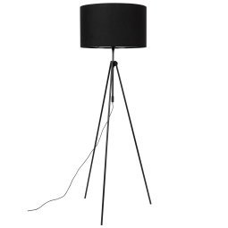 Lesley vloerlamp zwart