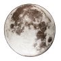 Moon Outdoor vloerkleed buitenkleed Ø200 stone grey