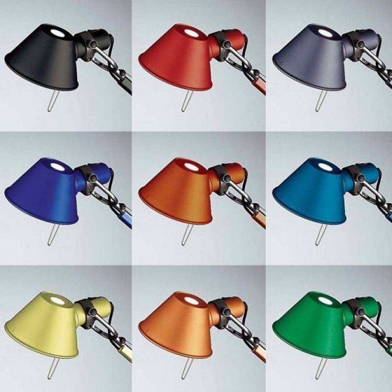 Artemide Tolomeo Micro Parete wandlamp retrofit aluminium | Flinders