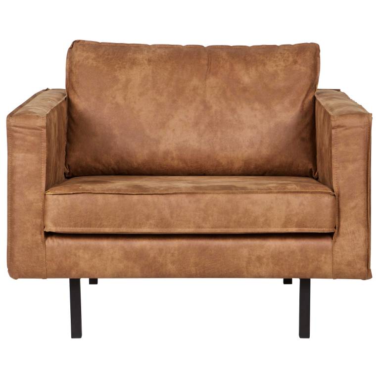 Literaire kunsten dividend wandelen BePureHome Rodeo fauteuil cognac | Flinders