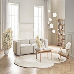 Zen Rounded vloerkleed 300x377 beige