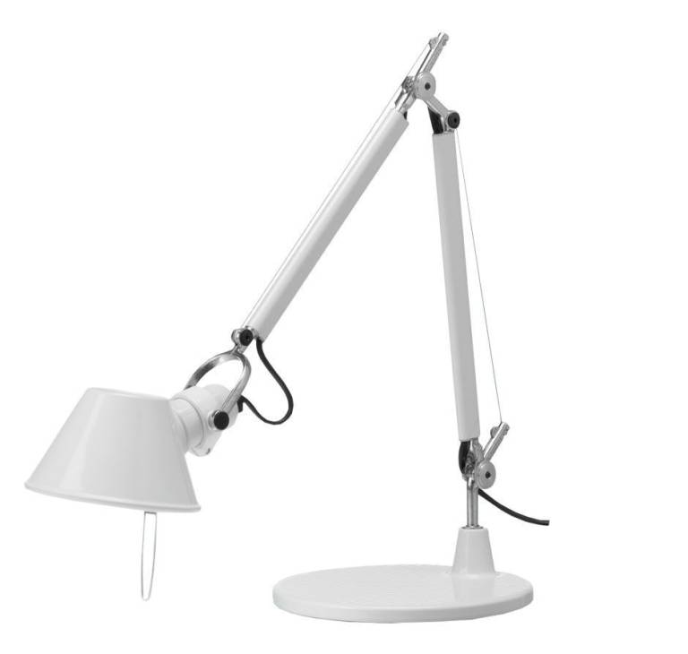 Artemide Tolomeo Mini bureaulamp retrofit wit | Flinders