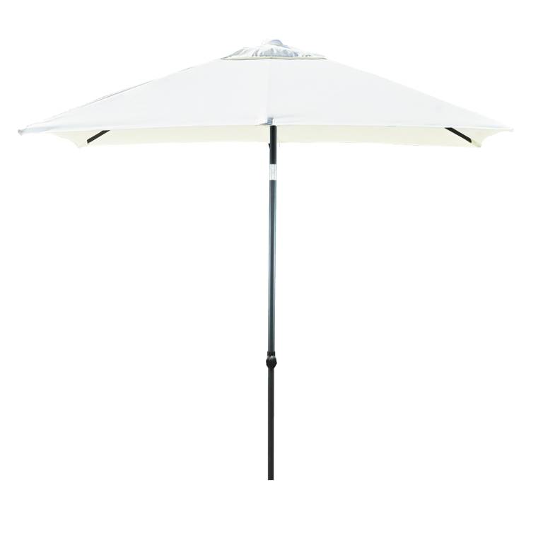 Jardinico Malibu parasol 200x200 anthracite-white | Flinders