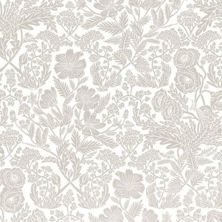 KEK Amsterdam Floor Rieder behang subtiele bloemen beige FR-005 | Flinders