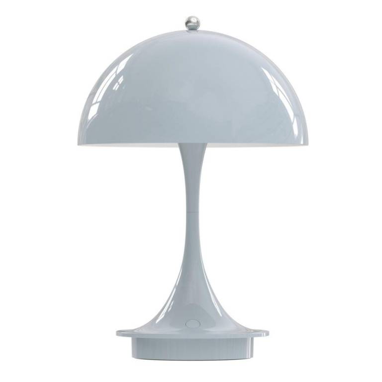 Louis Poulsen Panthella portable tafellamp V2 Ø16 LED metal lichtblauw |  Flinders