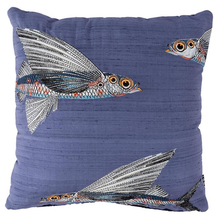 Moooi Flying Coral Fish Embroidered kussen 45x45 | Flinders