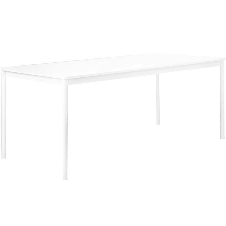 Muuto Base bureau 140x80 wit laminaat,wit abs | Flinders