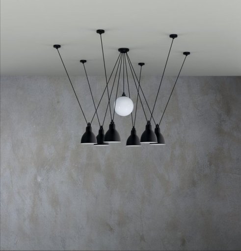 Les Acrobates de Gras N327 7 cluster hanglamp