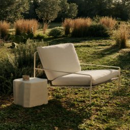 Desert Pure fauteuil zwart onderstel Black/Off-White