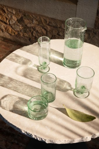 Oli champagneglas recycled clear