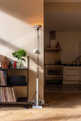 Toio vloerlamp retrofit LED zwart