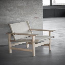 The Canvas Chair fauteuil oak light oil