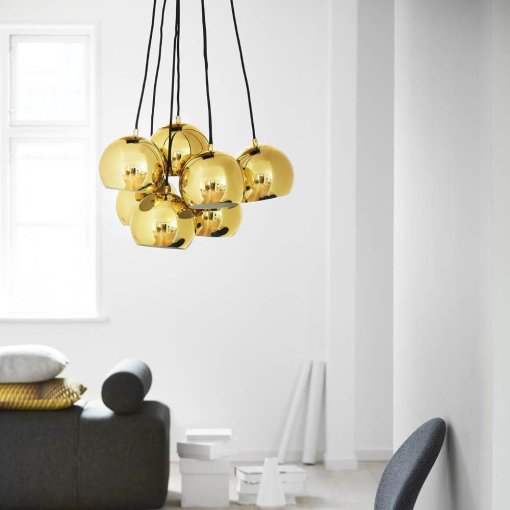 Ball Multi 7 cluster hanglamp Ø18 koper