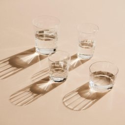 Angle glas L set van 4