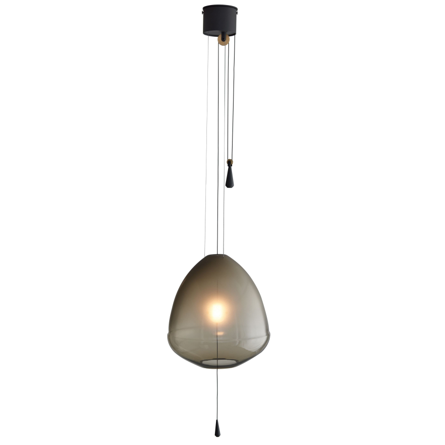 op gang brengen Wirwar Gevangene Hollands Licht Limpid Light hanglamp LED medium verstelbaar smoke | Flinders