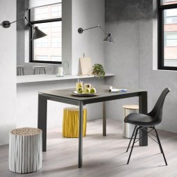 Dione wandlamp wit