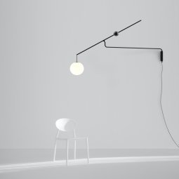 Malamata wandlamp zwart