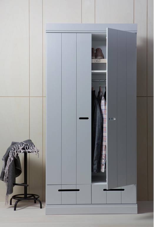 WOOOD Exclusive Connect kledingkast 2-deurs wit | Flinders