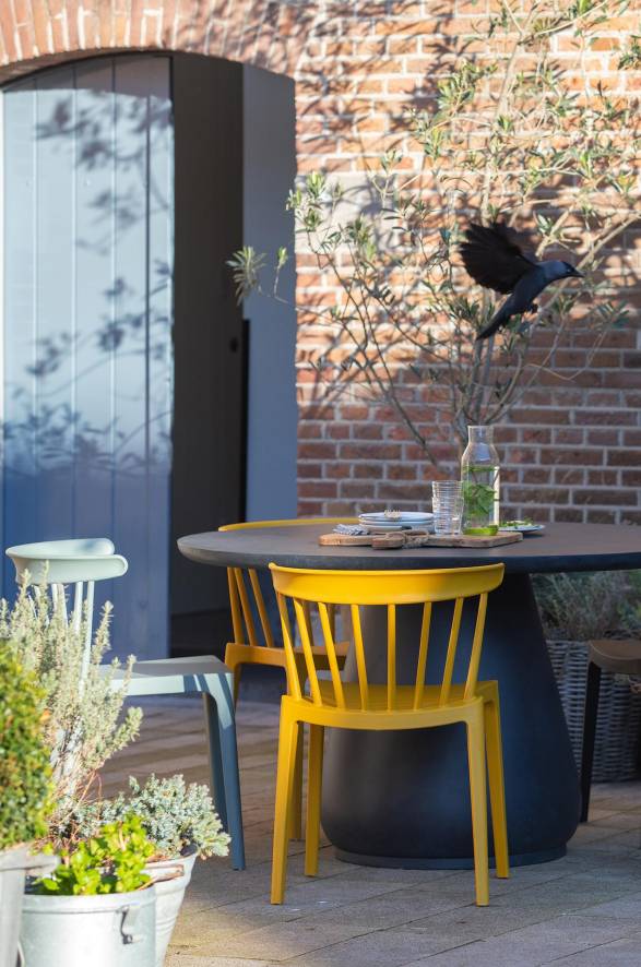 WOOOD Exclusive Bliss tuinstoel oker geel | Flinders